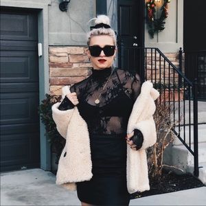 Free people lace turtle neck